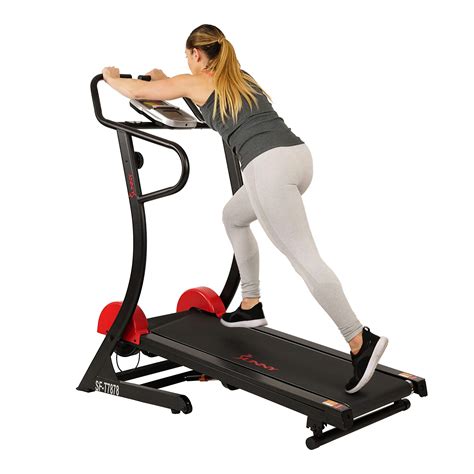Sunny Health And Fitness Manual Treadmill With 16 Levels Magnetic ...