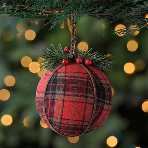 Red Plaid Ornament | Kirklands | Easy christmas diy, Christmas diy ...