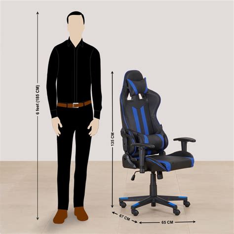 Buy (Refurbished) Buddy Faux Leather High Back Gaming Chair - Black and ...