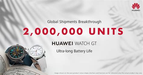 [News] HUAWEI WATCH GT global shipments BREAKTHROUGH 2 millions units ...