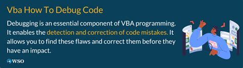 How to Debug VBA Code in Excel 的图像结果