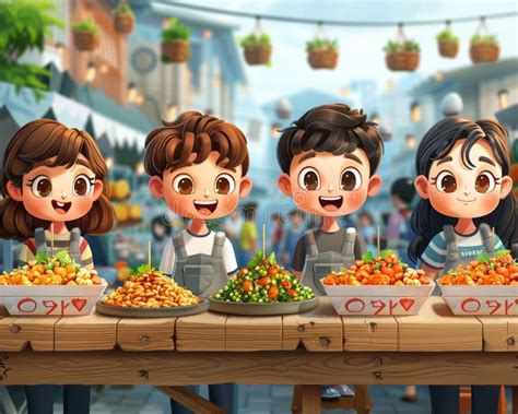 Food Festival Cartoon 的图像结果