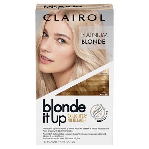 Platinum Blonde Hair Dye Box