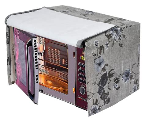 Heart Home PVC Flower Printed Microwave Oven Cover,25 LTR – GlobalBees Shop