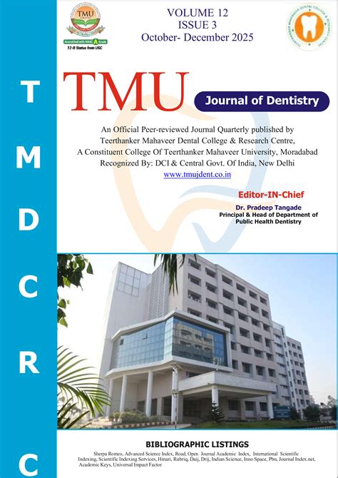 TMU Journal of Dentistry | Teerthanker Mahaveer University