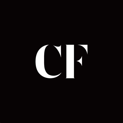 CF Logo Letter Initial Logo Designs Template 2767507 Vector Art at Vecteezy