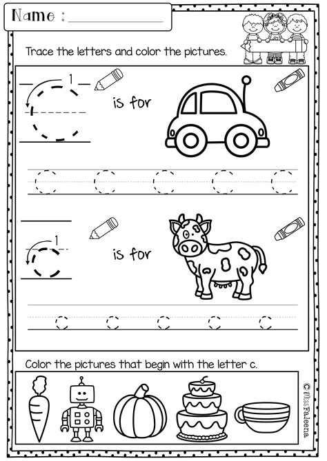 Free Kindergarten Morning Work includes 18 worksheet pages. These pages ...