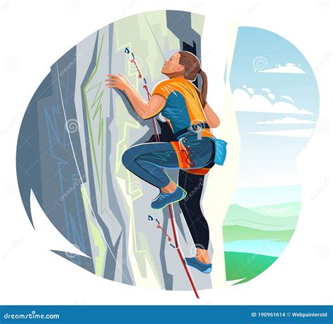 Woman Climbing Mountain Clip Art at Leah Crisp blog