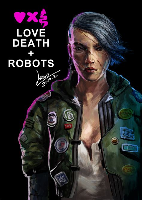 《爱，死亡和机器人》海报练习（共18张）|平面|海报|线走偏锋 - 原创作品 - 站酷 (ZCOOL)