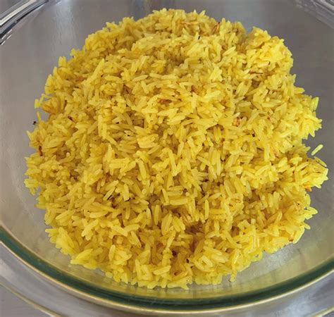 Homemade yellow rice. Turns out perfectly each time : r/FoodPorn