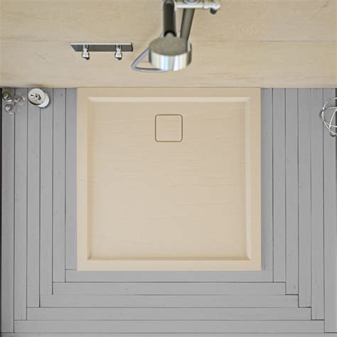 Slate shower floor - cast stone resin | Matki