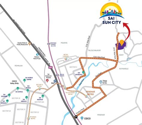 Paradise Sai Sun City | Premium 1 & 2 BHK ₹ 44 Lakhs*