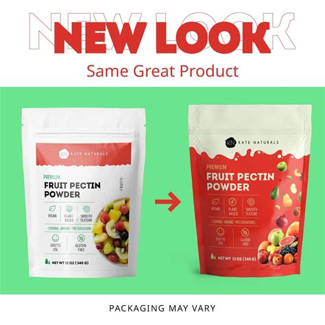 Kate Naturals Fruit Pectin for Canning Jam & Jelly - 12oz | 100% ...