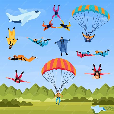 Parachuting Vector 的图像结果
