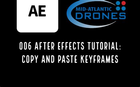 Image result for How to Copy and Paste Keyframes After Effects