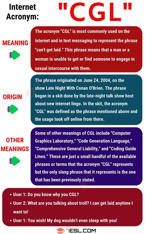 CGL Meaning: What Does CGL Stand For? (with Useful Examples) - 7 E S L