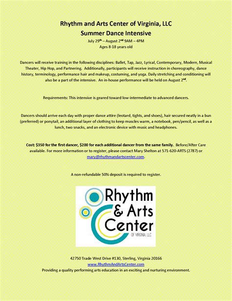 Home Page — Rhythm and Arts Center of Virginia