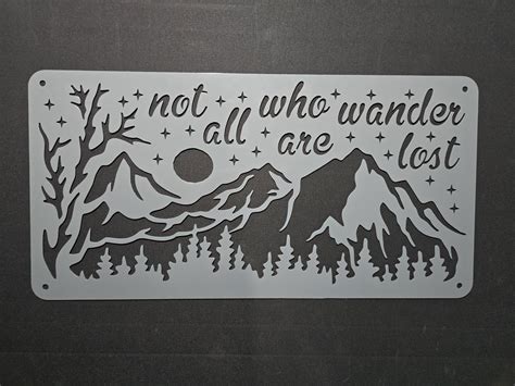 Not All Who Wonder Sign – LSE MFG Store