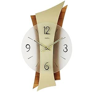 Buy Modern Wall Clock with Quartz Movement from AMS AM 9396 Online at ...