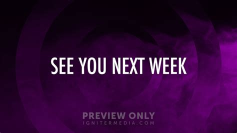 Haze Remix - See You Next Week - Title Graphics | Visual Media Church
