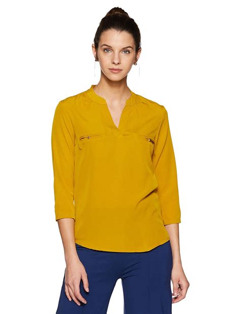 Buy Harpa Women's Body Blouse Top at Amazon.in