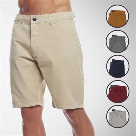 Bermuda Social Premium Masculina Algodão Sarja Short Brim - Faz a Boa!
