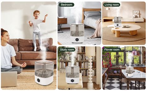 Docoss 3L Cool Mist Humidifier for Room and Home -Remote Control ...