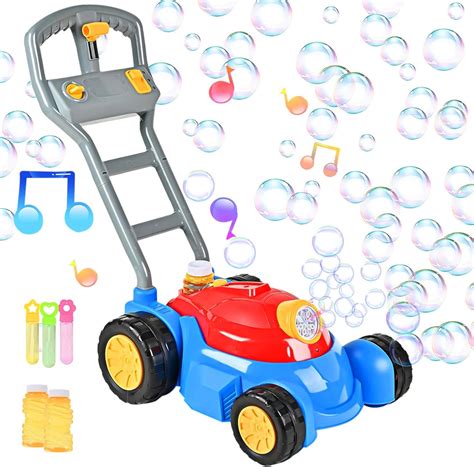 Amazon.com: Upgraded Bubble Lawn Mower Toddler Toys, Kids Bubbles Toys ...