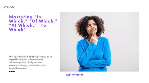 Mastering "In Which," "Of Which," "At Which," "To Which"
