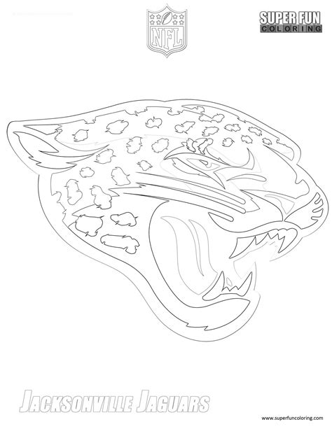 015 NFL Jacksonville Jaguars Coloring Page - Super Fun Coloring