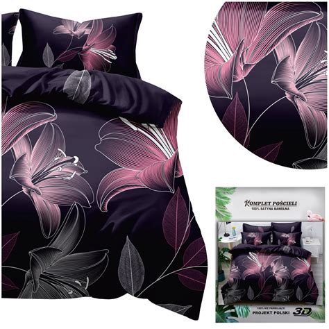 Pościel 160 x 200 3cz Satynowa Maria 2231 | Łóżkoholicy