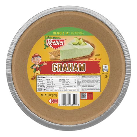 Ready Crust Keebler 10in Graham Pie Shell 9oz - Walmart.com