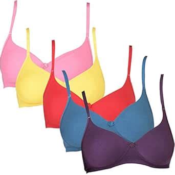 Buy Lure Wear Seamless Bra (B-RNB-05-40, Multi-Coloured, 40) at Amazon.in