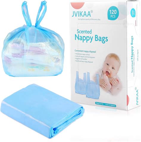 Amazon.com: Disposable Diaper Bags, Baby Diaper Bag Scented Waste Bags ...