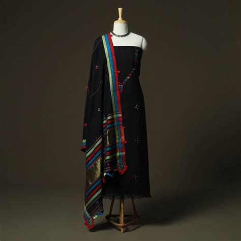 Handmade Kutch Bhujodi Weaving Dress Materials Online | iTokri