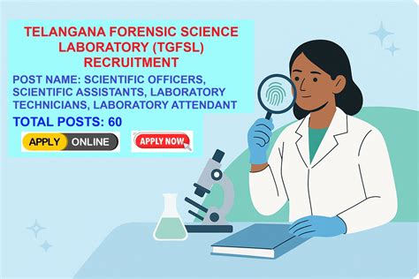 Telangana Forensic Science Laboratory (TGFSL) Recruitment 2025 - Apply ...