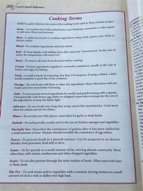 Basic Cooking Terms 的图像结果