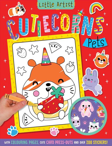 Buy Little Artist Cutiecorns Pets Colouring Book Book Online at Low ...