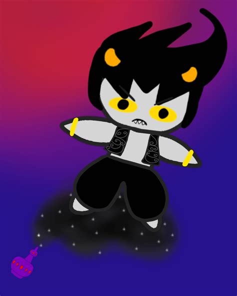 Precious baby Karkat genie : r/homestuck