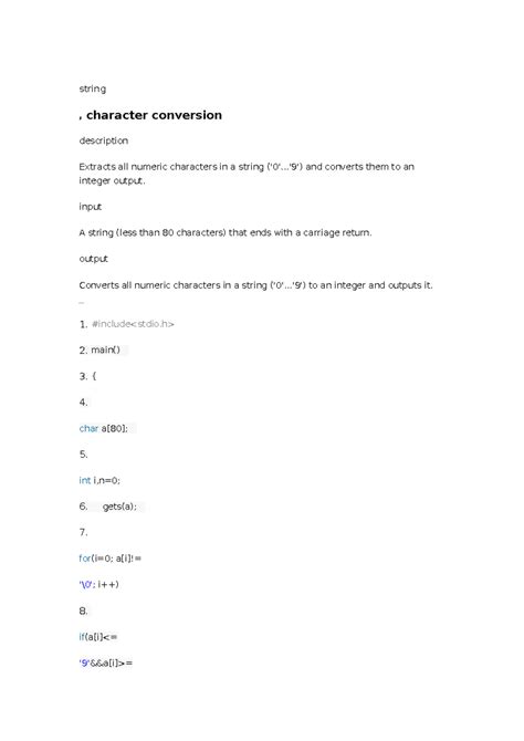 Image result for String Conversion C