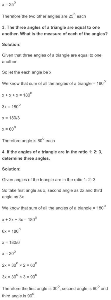 RD Sharma Class 7 Maths Chapter 15 Properties of Triangles Exercise 15. ...