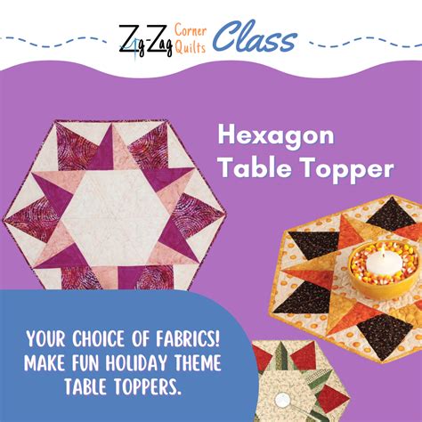 Image result for Hexagon Fabric Table Topper Tutorial