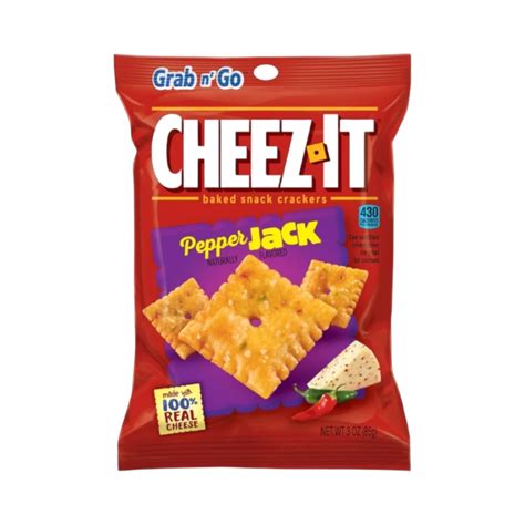Cheez It Crackers Pepper Jack - 3oz (85g) – USA Bites