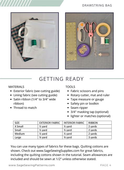 Image result for Drawstring Bag Sewing Pattern