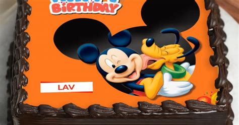 Buy Mickey Mouse Mercy Egg-less Cartoon Photo Cake