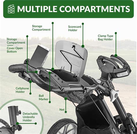 CaddyTek CaddyCruiser ONE Tour 4 Wheel Golf Push Cart - Asiansports.in ...