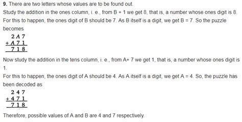 Find the values of the letters in each of the following and give ...