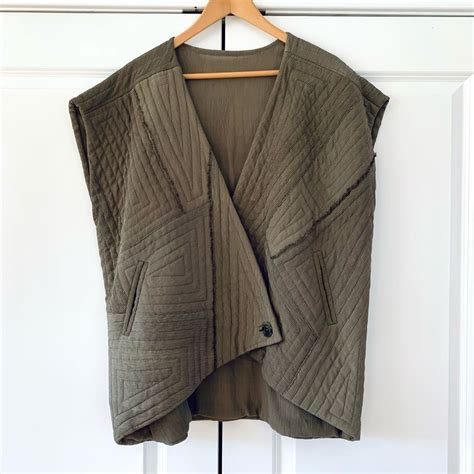 Kiss of the Wolf Vest Textile Art To Wear Jacket Coat Quilted Silk ...