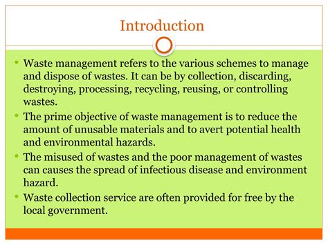 waste management: Definition of waste, types of wastes and their ...