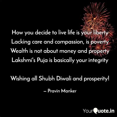 How you decide to live li... | Quotes & Writings by Pravin Manker ...